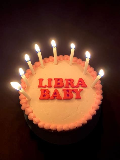 Cake Libra Aestehtic Birthday Sweet17 Seventeen 19th Birthday