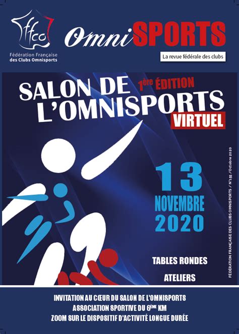 Revue OmniSPORTS n155 Octobre 2020 Fédération Française des Clubs