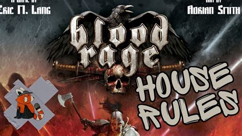 Blood Rage House Rules Blood Rage Board Game Review Blood Rage