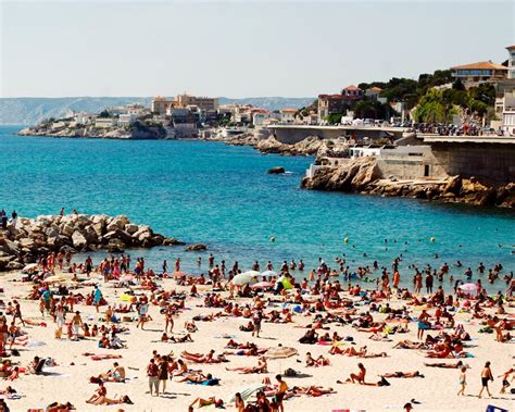 Plage des Catalans Beach France Marseille by KarenLanePhotography