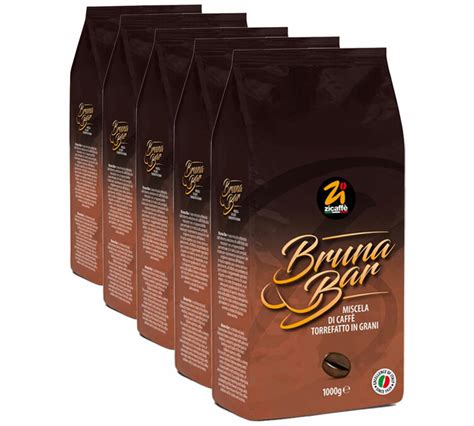 Zicaff Kg Caf En Grains Pour Pro Linea Bruna Espresso Italien Intense