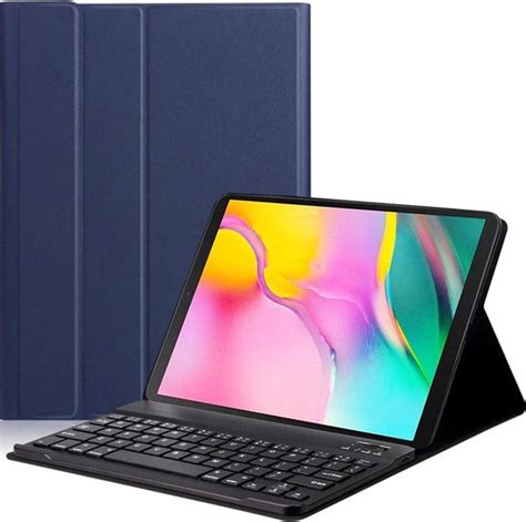 Bol Smart Cover Bluetooth Keyboard Book Case Hoes Voor Samsung