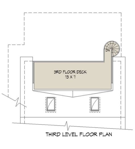 Lake Front Plan: 672 Square Feet, 0.5 Bathroom - 940-00948