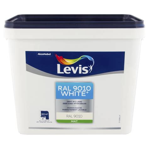 Levis Muur En Plafondverf Wit 5 L Ral 9010