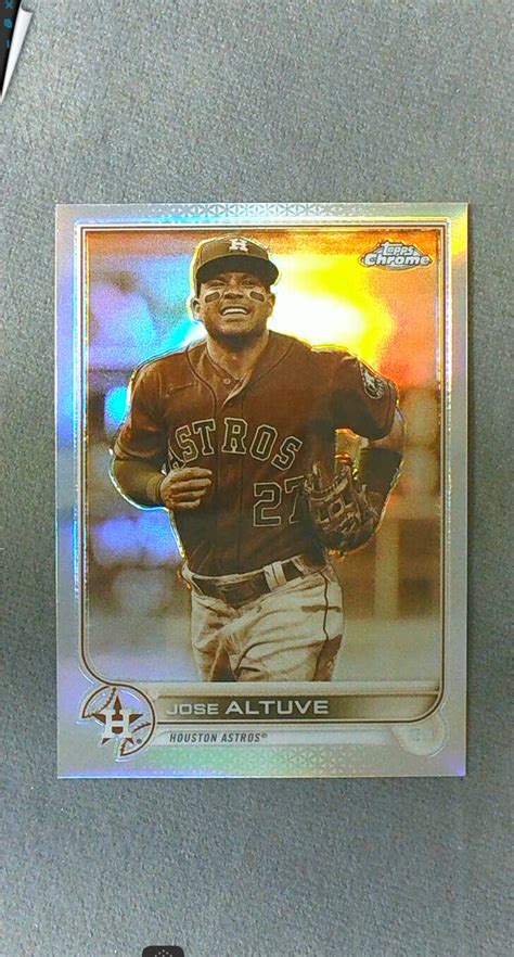 2022 Topps Chrome Sepia Refractor 6 Jose Altuve Astros EBay