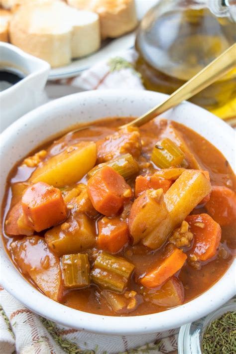 Vegan Beef Stew Plant Well