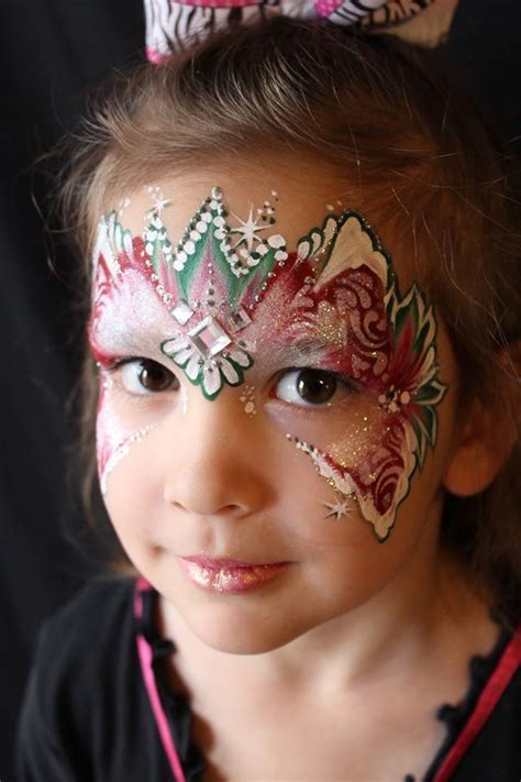 Xmas Body Art Carnival Xmas Face Paintings Pretty Carnavals