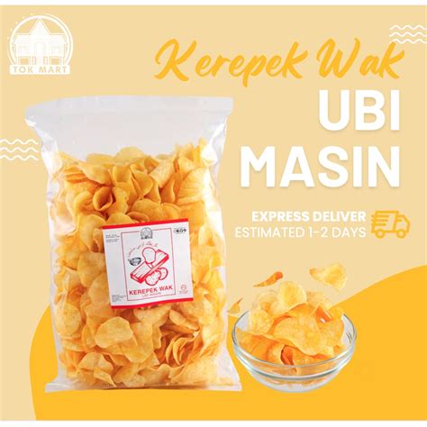 Kerepek Wak Ubi Masin Original Tokmart Gm Shopee Malaysia