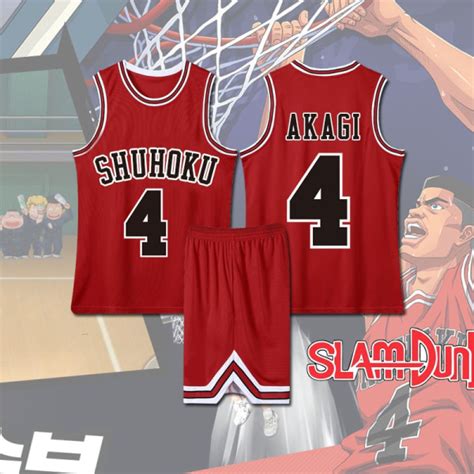 Anime Sakuragi Hanamichi Cosplay Slam Dunk Jersey Shohoku School