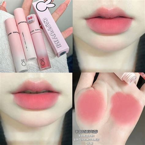 Pink Macaroon Son Môi Màu Hồng nude Mượt Mà Chống Nước Lâu Trôi Phong Cách Hàn Quốc Shopee