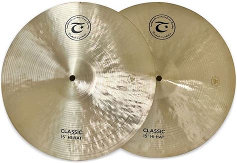 Turkish Cymbals Classic Hi Hat Cymbals 15 Inches Sweetwater