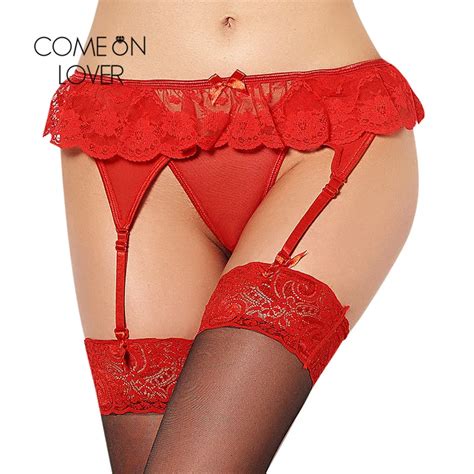 Comeonlover Porte Jaretelles Femme Sexy Plus Size Suspenders Women Sexy