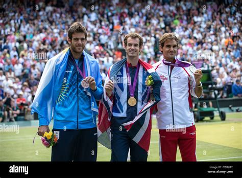 Andy Murray Gbr Wins The Gold Medal In The Men S Tennis Final At The