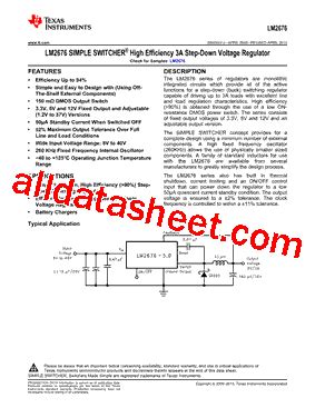 Lm Sx Adj Datasheet Pdf Texas Instruments