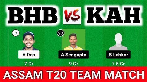 Bhb Vs Kah Bhb Vs Kah Dream Prediction Barak Bravehearts Vs