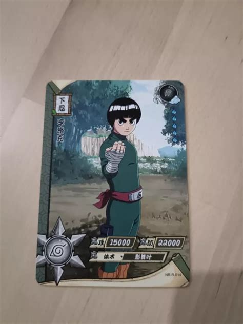 Rare Rock Lee Carte De Collection Naruto Jcc Kayou Nr R 14 Chinoise