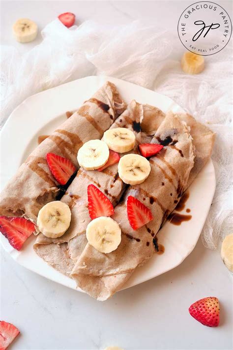 Buckwheat Crepes Recipe The Gracious Pantry Healthy Breakfasts