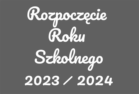 Dekoracja Napis Rozpoczęcie Roku Szkolnego 14028927489 Allegro pl