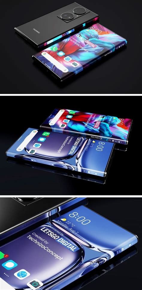 Huaweis Grand Comeback Mate Pro Concept Renders Show A Curved Arc