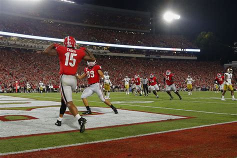 Video Of Georgia S Epic Celebration After Win Vs Florida The Spun