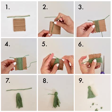 DIY Tassel Christmas Tree Garland The Beetique Adornos navideños