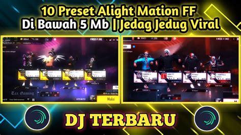 KUMPPULAN 10 PRESET ALIGHT MATION VIRAL TIK TOK TERBARU PRESET DI