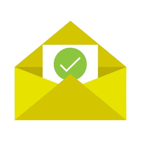 Premium Vector Email Message Sent Successfully Open Mail Envelope