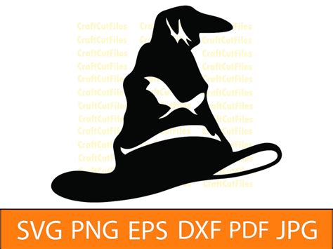 Sorting Hat Svg Png Dxf Sorting Hat Clipart Sorting Hat Cricut Files Sorting Hat Cut Files