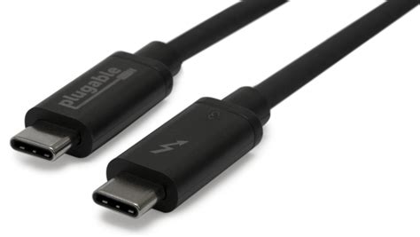 Plugable 0.8m 40Gbps Thunderbolt 3 Cable 100W Charging | Thunderbolt Technology Community