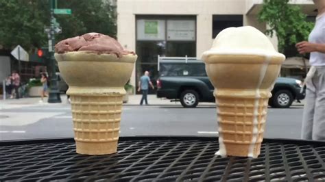 Which ice cream flavor melts faster: Chocolate or vanilla? - ABC7 New York