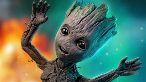 Baby Groot From Guardians Of The Galaxy Wallpaper Id4314