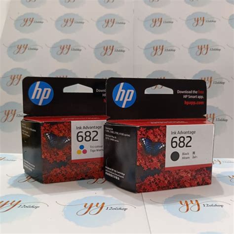 Jual Cartridge Hp 682 Black Original Shopee Indonesia