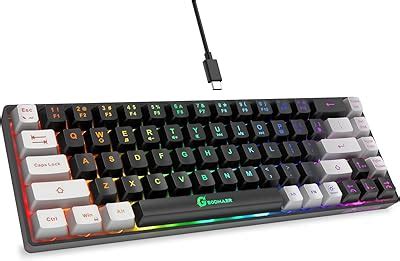 Amazon Ilovbee Wired Mechanical Gaming Keyboard With Rgb Backlit Compact Tkl Hot Swappable