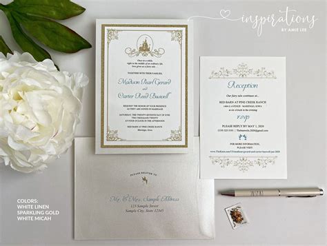 Disney Wedding Invitations Elegant Disney Wedding Fairy | Etsy | Disney ...