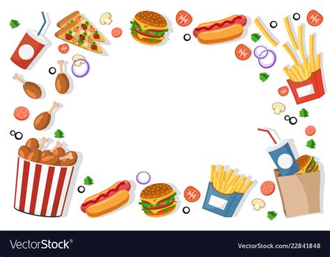 Food Clipart Border