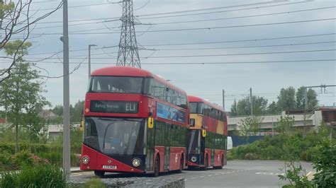 Shabby FRV TFL Bus Route EL1 Ilford Station Barking Riverside