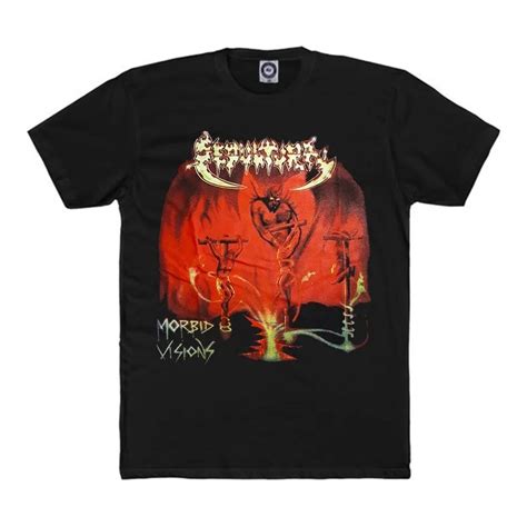 Camiseta Sepultura Morbid Visions Masculina Shopee Brasil