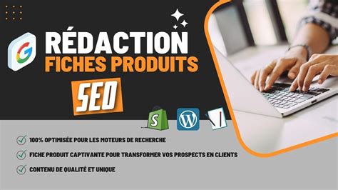 Je Vais R Diger Une Fiche Produit Optimis E Pour Le Seo Par Gumaillo