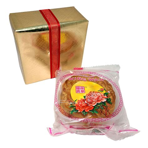 Hong Kong Wing Wah White Lotus Seed Paste Mooncake 1 Yolk Individaul Pack T Boxed 185 G 6 5