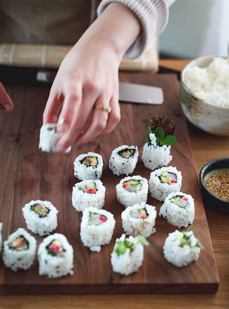 DIY Sushi At Home With A How To Video Snixy Kitchen