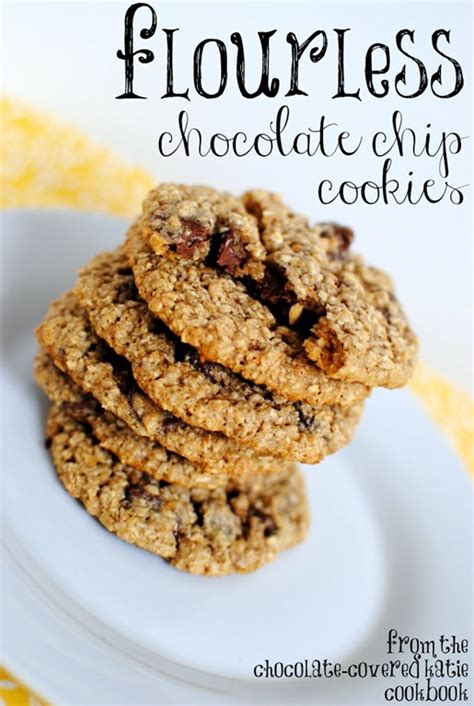 Flourless Chocolate Chip Cookies From Chocolate Covered Katie Peanut