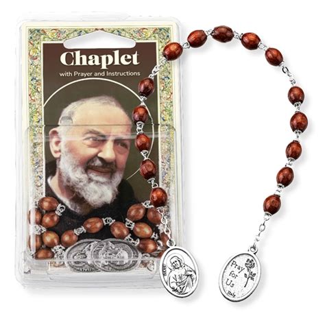 Padre Pio Chaplet With Prayers Discount Catholic Products