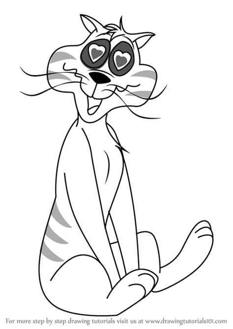 How To Draw Jaune Tom From Gay Purr Ee Gay Purr Ee Step By Step