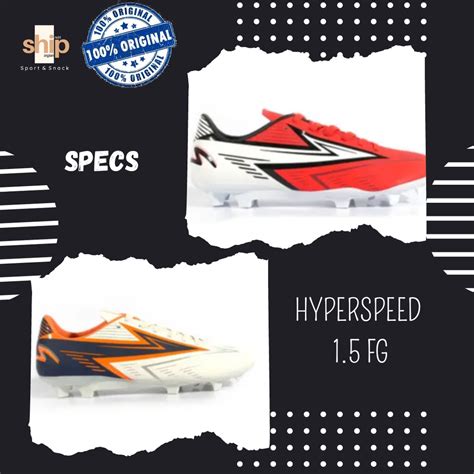 Jual Sepatu Bola Specs Hyperspeed Fg Original Ship Sport