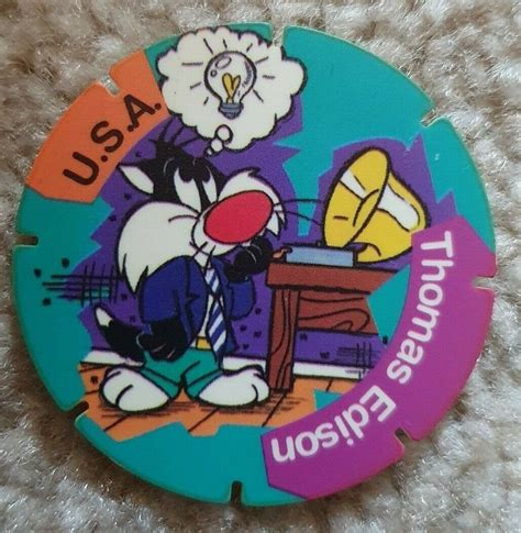 LOONEY TUNES WARNER BROS WORLD EDITION SINGLE TAZOS 1996 WALKERS BRAND