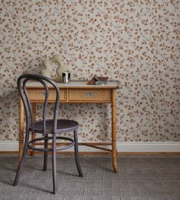 Bokskog Wallpaper In Terracotta By Sandberg Jane Clayton