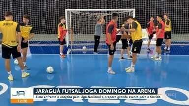 Jornal do Almoço Joinville Jaraguá Futsal joga no domingo 28