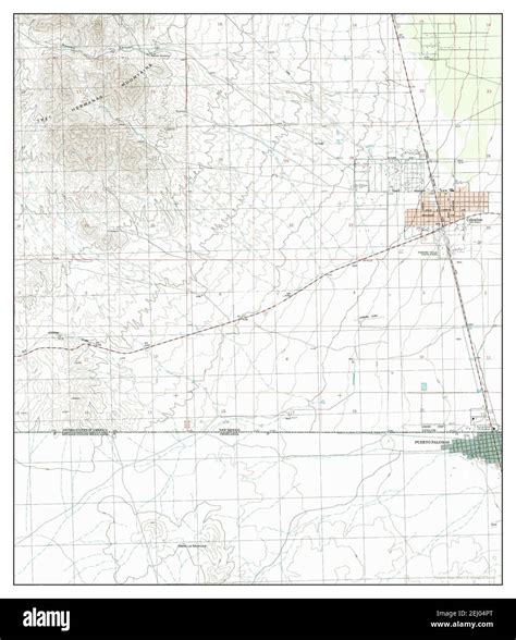 Columbus New Mexico Map 1996 124000 United States Of America By