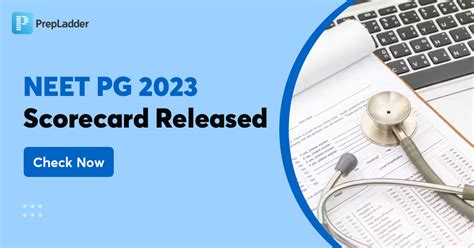 Neet Pg 2023 Scorecard Released Check Now