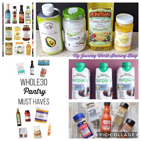 My Journey Worth Sharing Whole30 Pantry Must Haves Also Paleo Approved